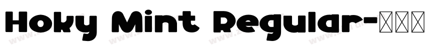 Hoky Mint Regular字体转换